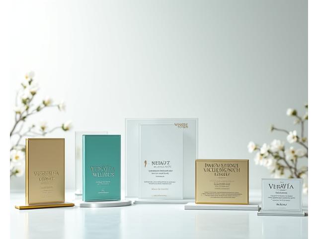 Collage of VeraVita Wellness achieving awards and positive media mentions, including 'Innovation in Wellness Tech' award and 'Wellbeing Today' magazine cover.